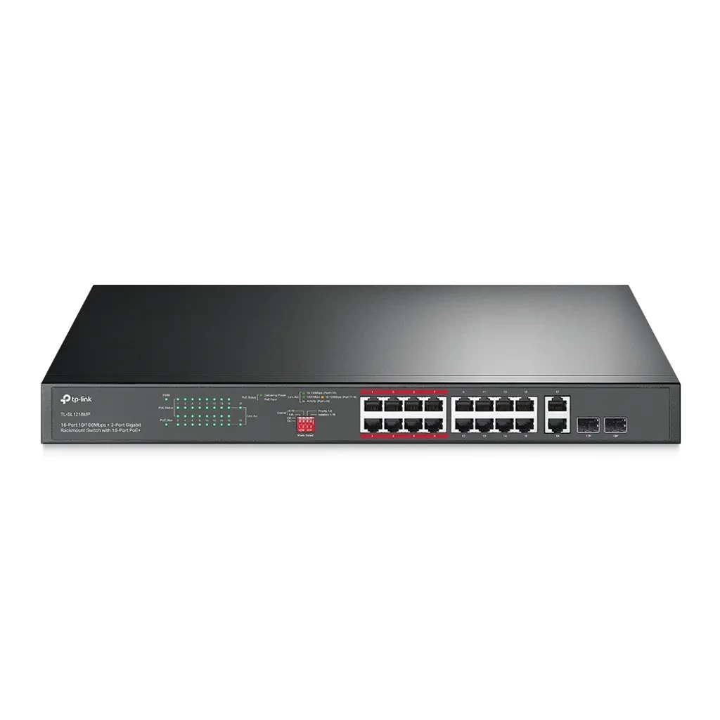 TP-Link TL-SL1218MP – Switch Rack PoE+